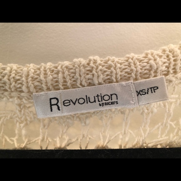 Revolution Ladies Small Cream sweater - Picture 2 of 4